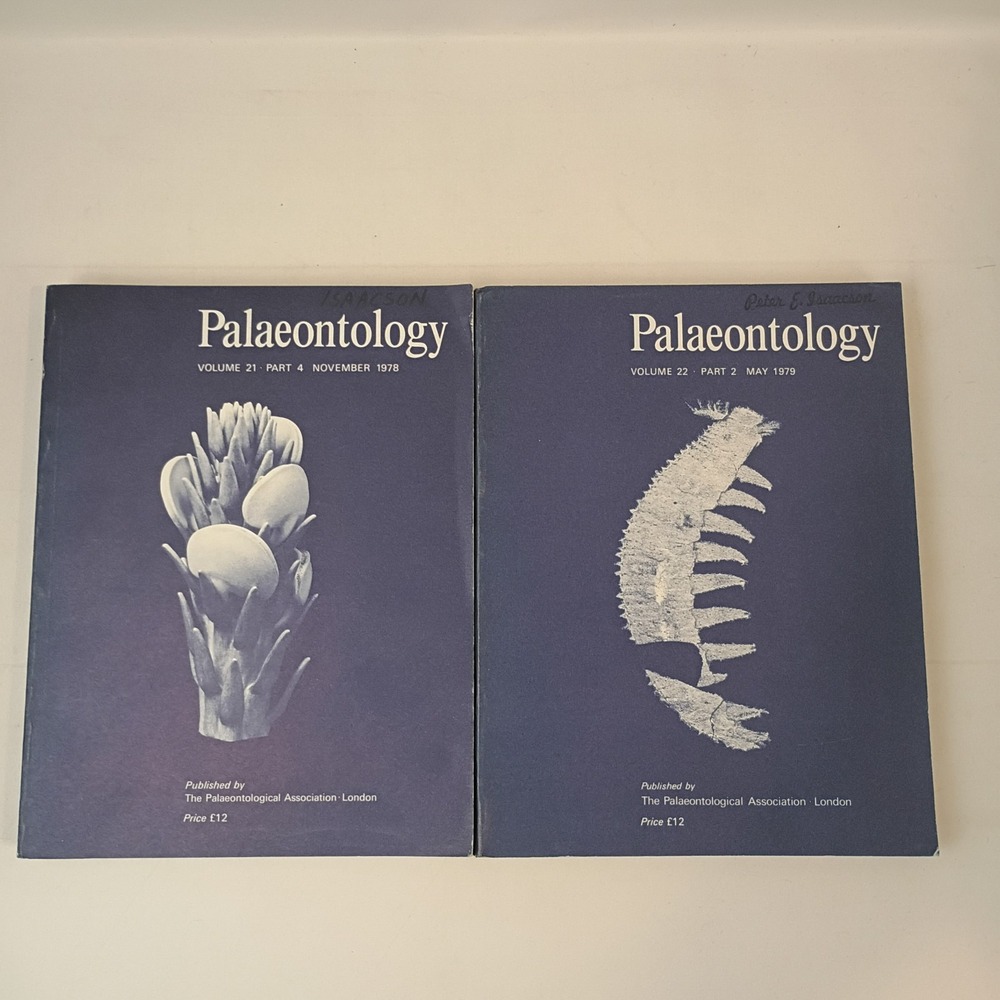 Palaeontology V21 P4 Nov 1978 & V22 P2 May 1979 The Palaeontological Association